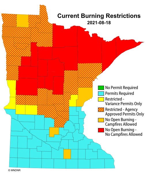 McLeod County Under Burning Ban With An Exception KRWC 1360 AM