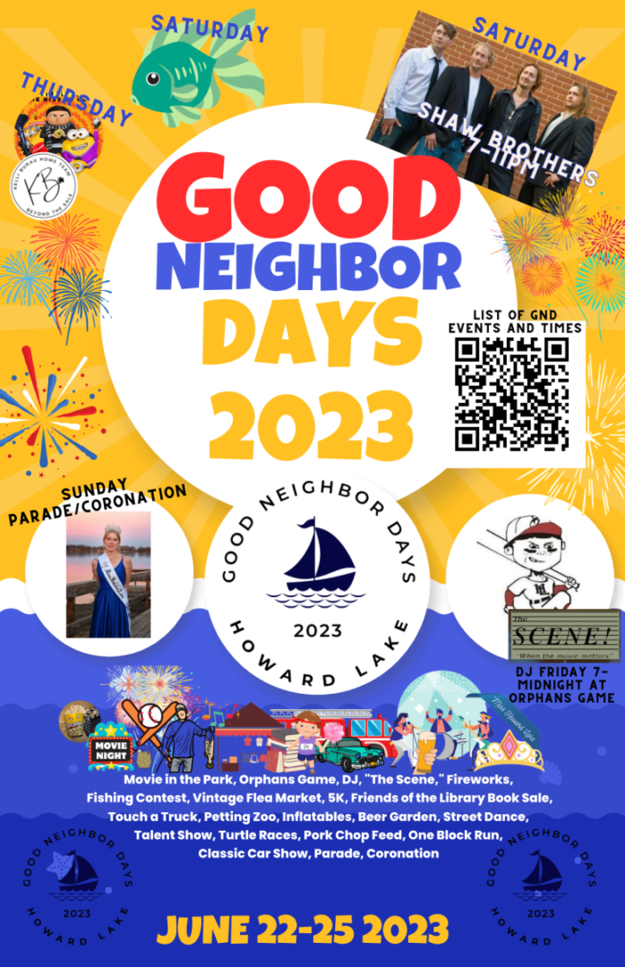 Howard Lake Good Neighbor Days 2023 Opens KRWC 1360 AM