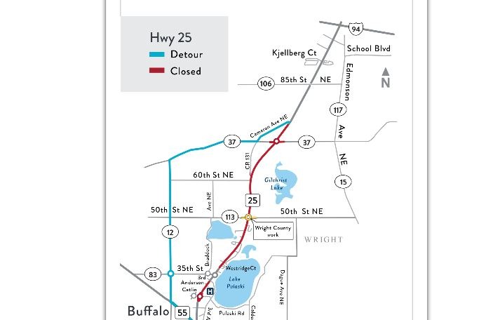 Sh25a Map Major Construction Project Coming to Highway 25 in 2026 | KRWC 1360 AM